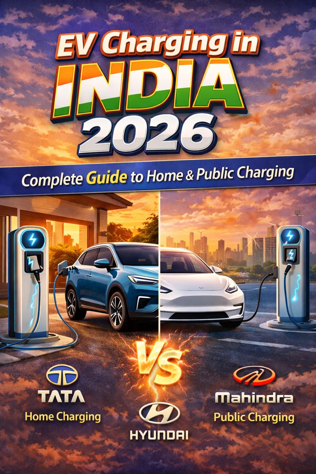 EV Charging In India 2026 Home Public Stations Costs.